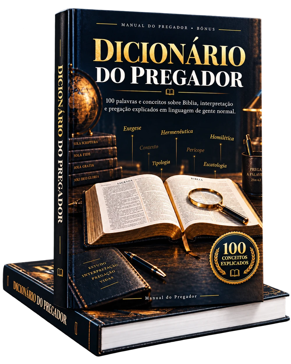 Mockup do bônus Dicionário do Pregador